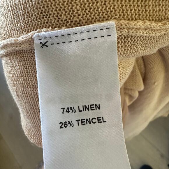 Billy Reid Linen Blend Duster Vest - Picture 5 of 5